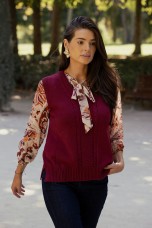 Knitted waistcoat