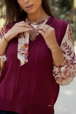 Knitted waistcoat