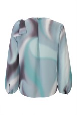 Blouse with shoulder bow