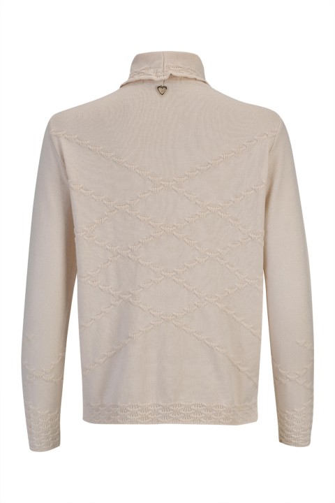 Jersey de punto con cuello alto Jersey de punto con cuello alto