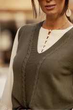 Knitted waistcoat