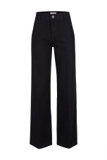 Wide-leg trousers with glitter