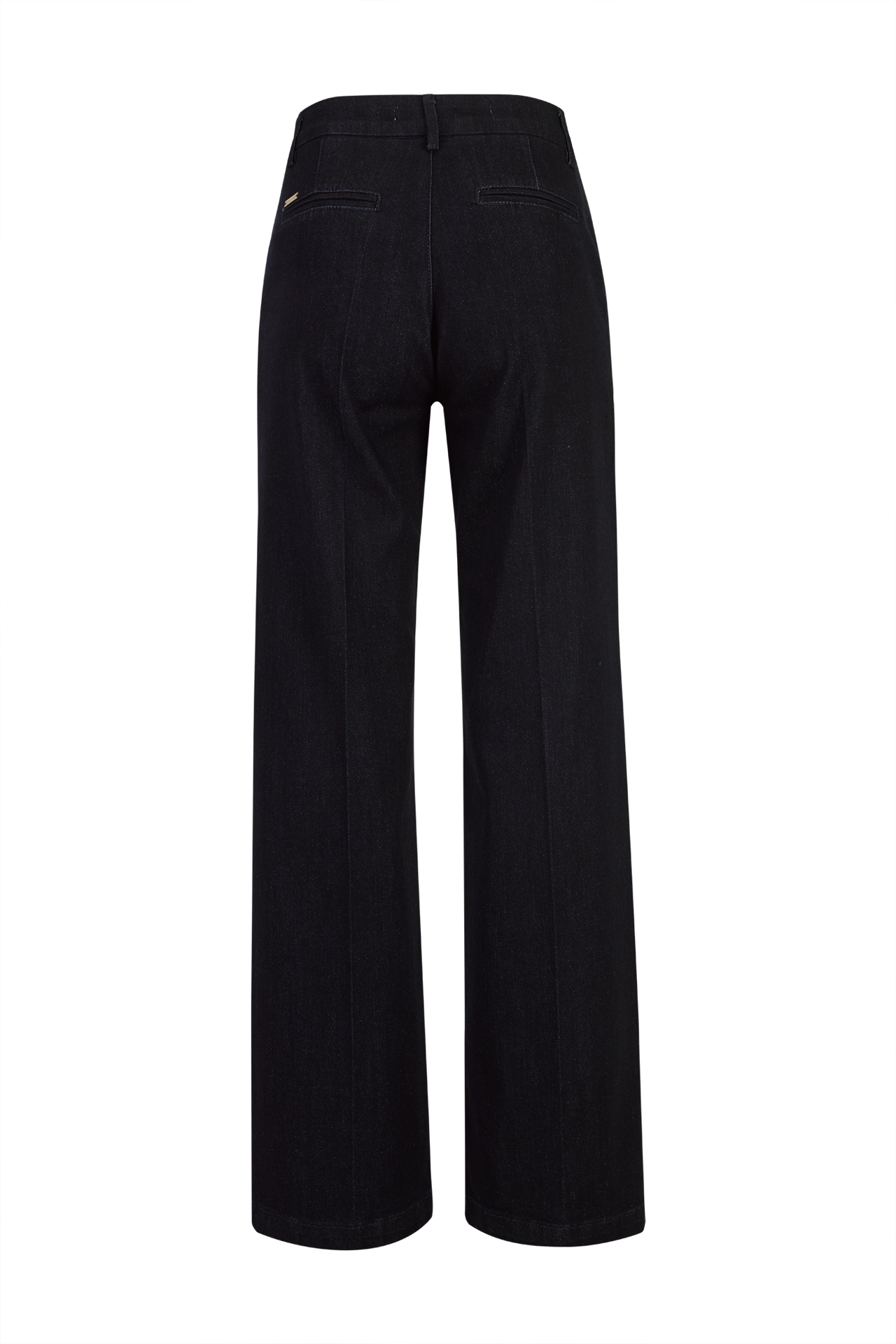 Wide-leg trousers with glitter