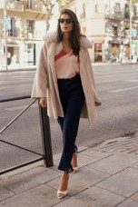 Blouse with shoulder bow