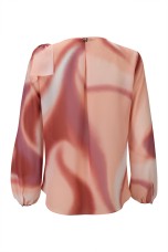 Blouse with shoulder bow