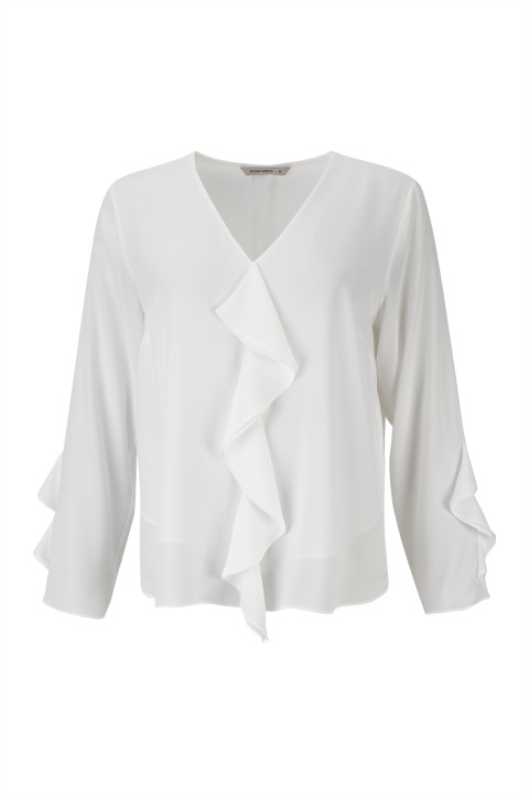 Ruffled blouse