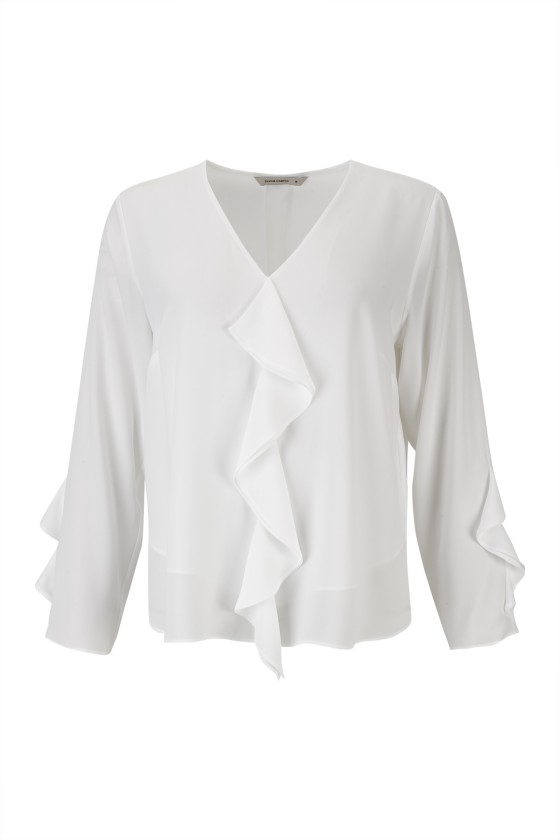 Ruffled blouse