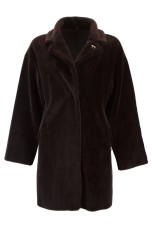 Reversible fur coat