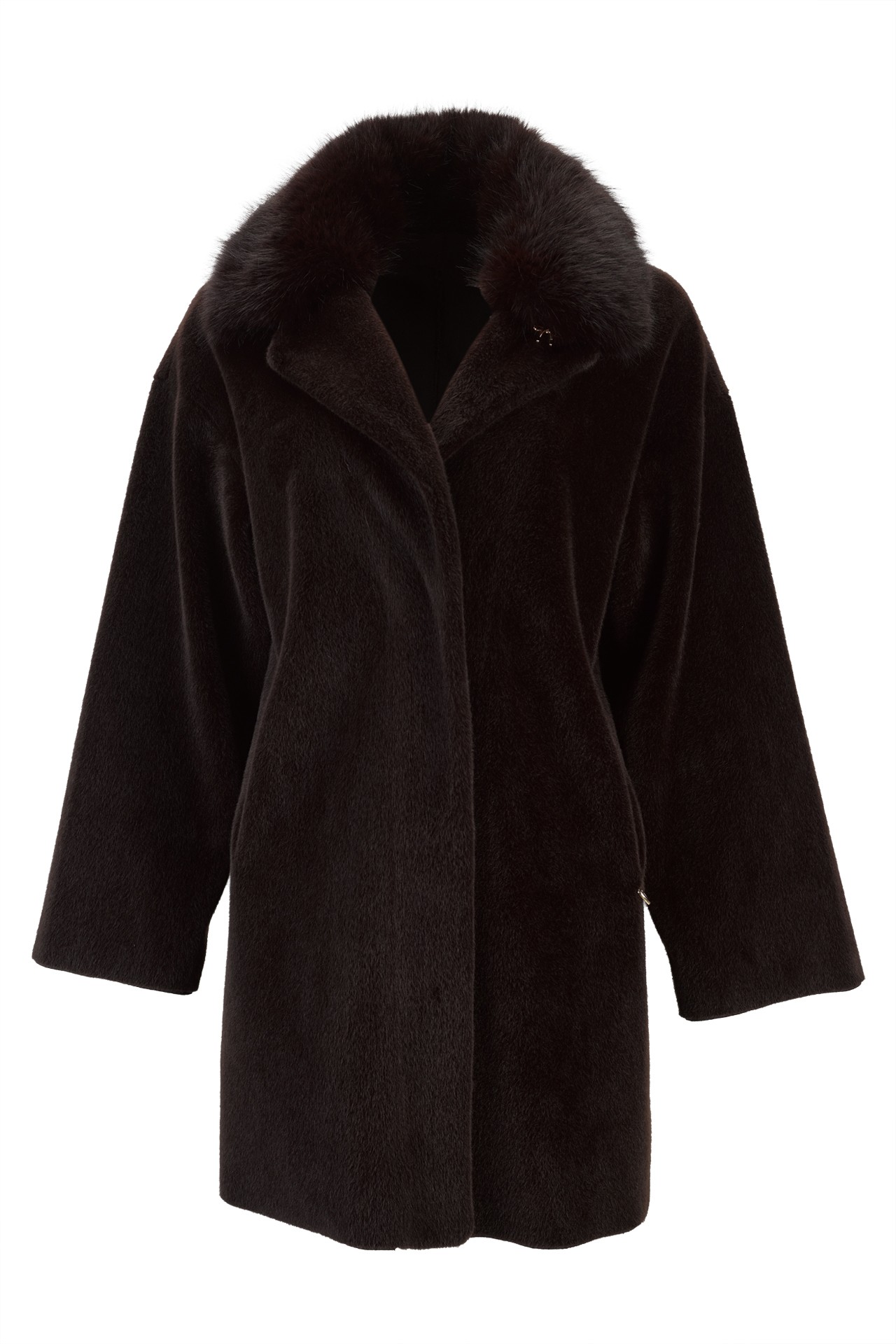 Reversible fur coat