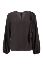 Blouse with shoulder bow