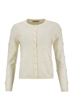 Cardigan with pearls