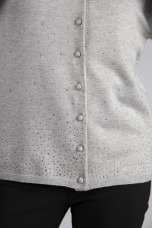 Cardigan with sparkles