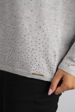 Cardigan with sparkles