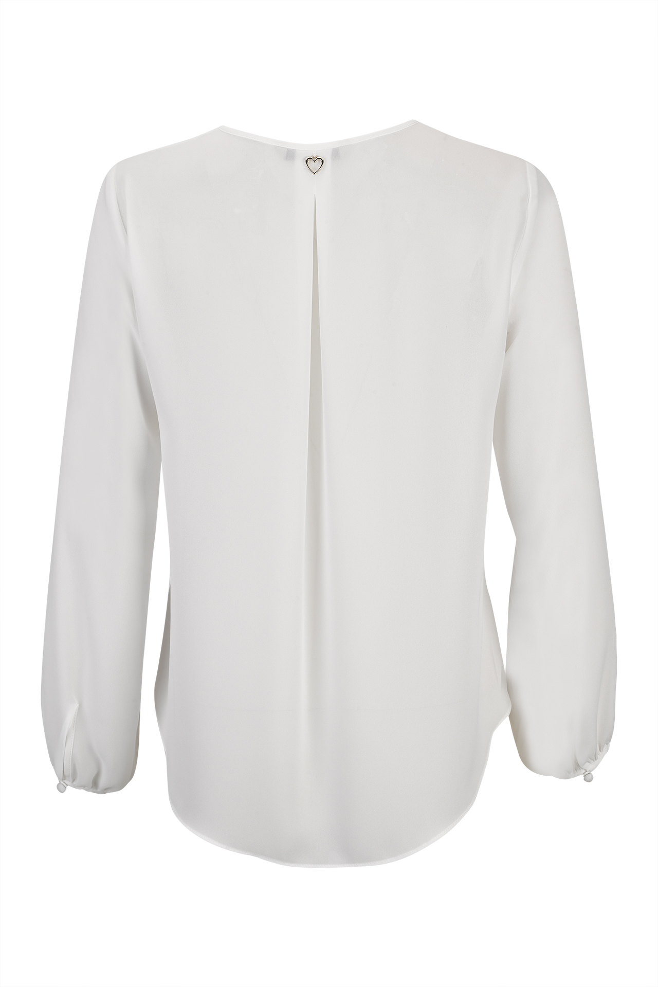 Túnica con botones forrados