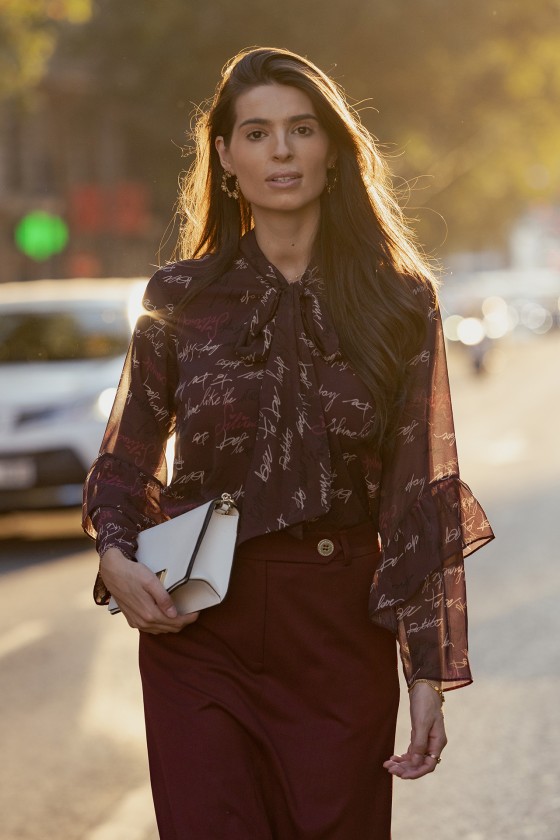 Exclusive print blouse