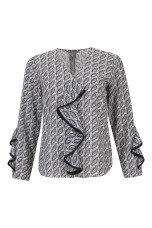 Ruffled blouse