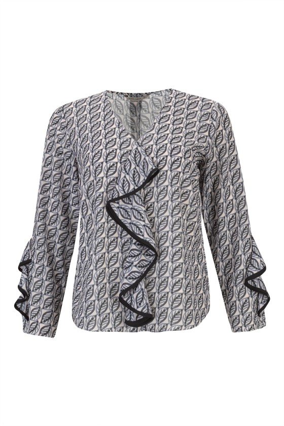 Ruffled blouse