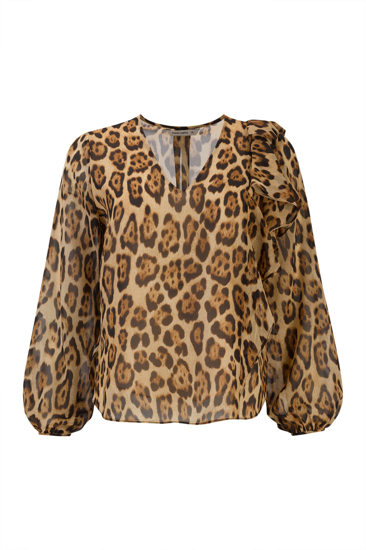 Blouse with shoulder bow