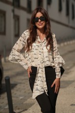 Exclusive print blouse