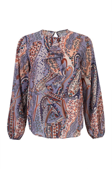 Tnica folhos na frente