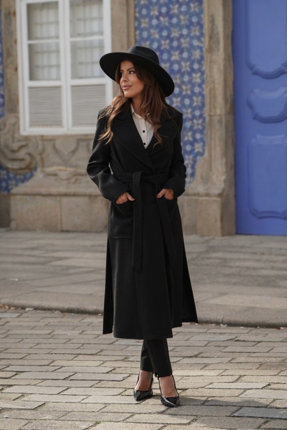 Blusa con contrastes