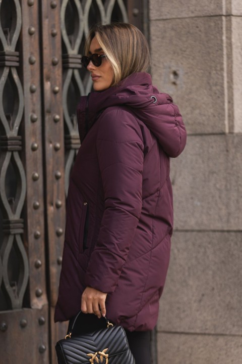 Parka with side snaps Parka with side snaps