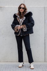 Parka reversible