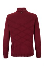 High neck knitted jumper