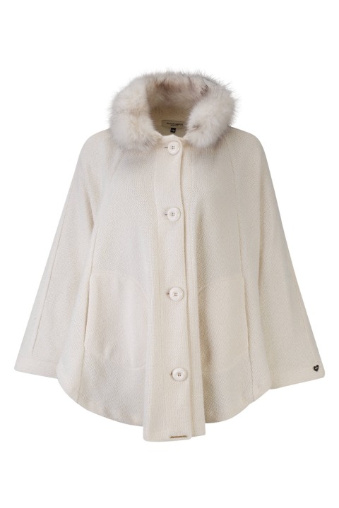 Casaco estilo poncho