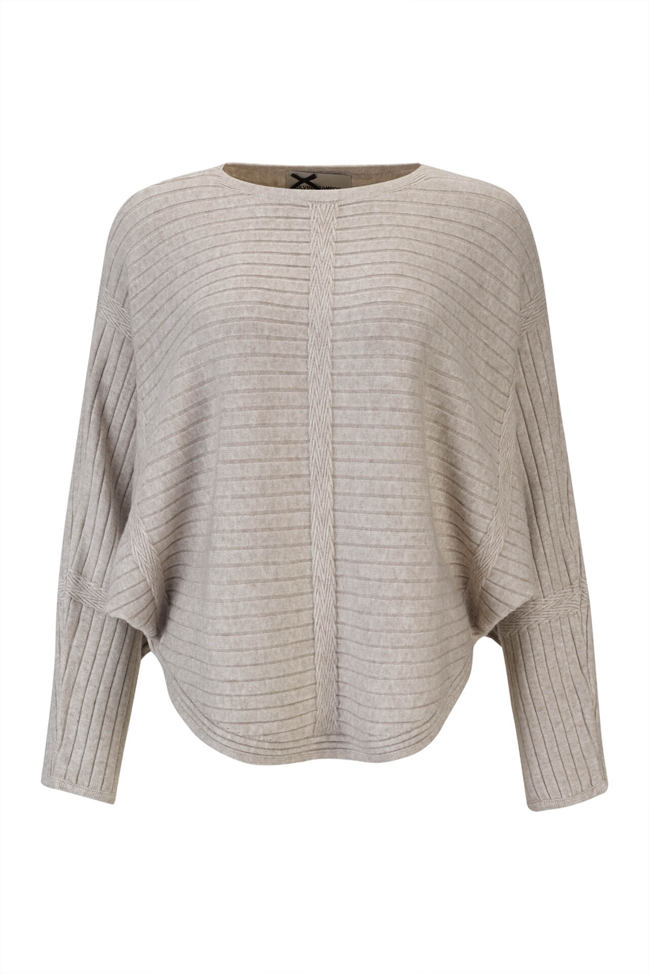 Camisola de malha manga ampla