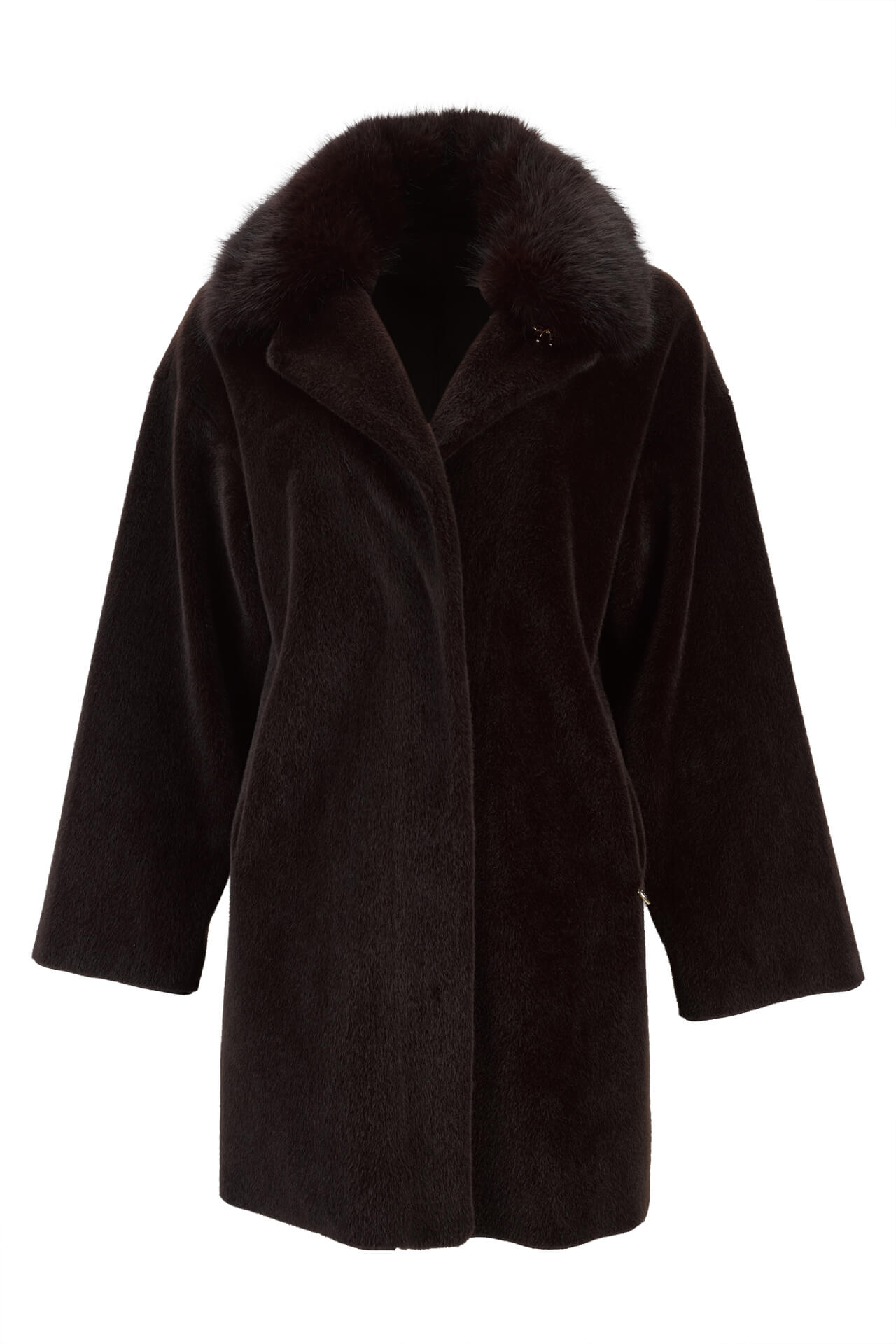 Reversible fur coat