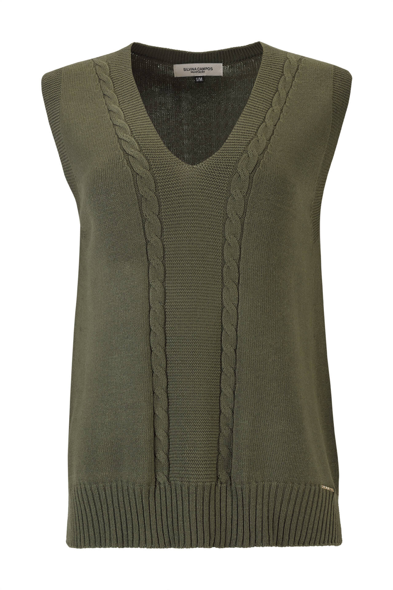 Knitted waistcoat