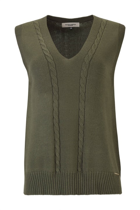 Knitted waistcoat