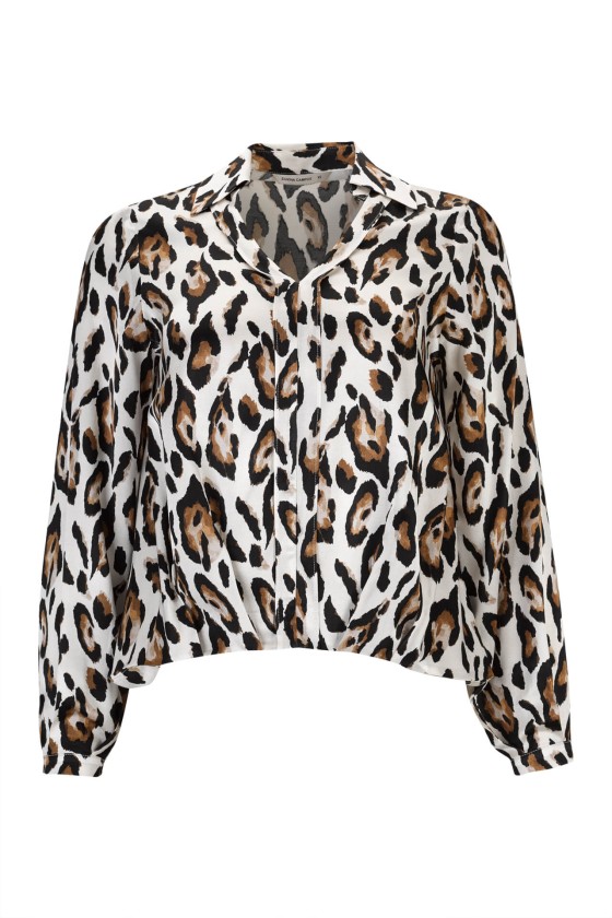 Pleated blouse