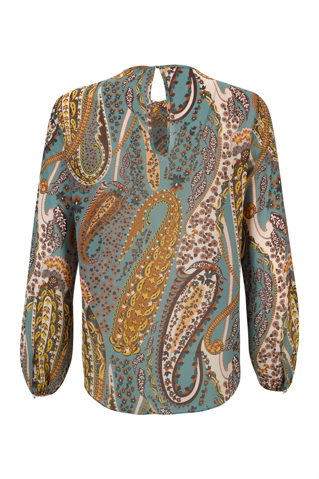 Túnica folhos na frente