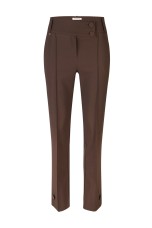 Asymmetrical waistband trousers