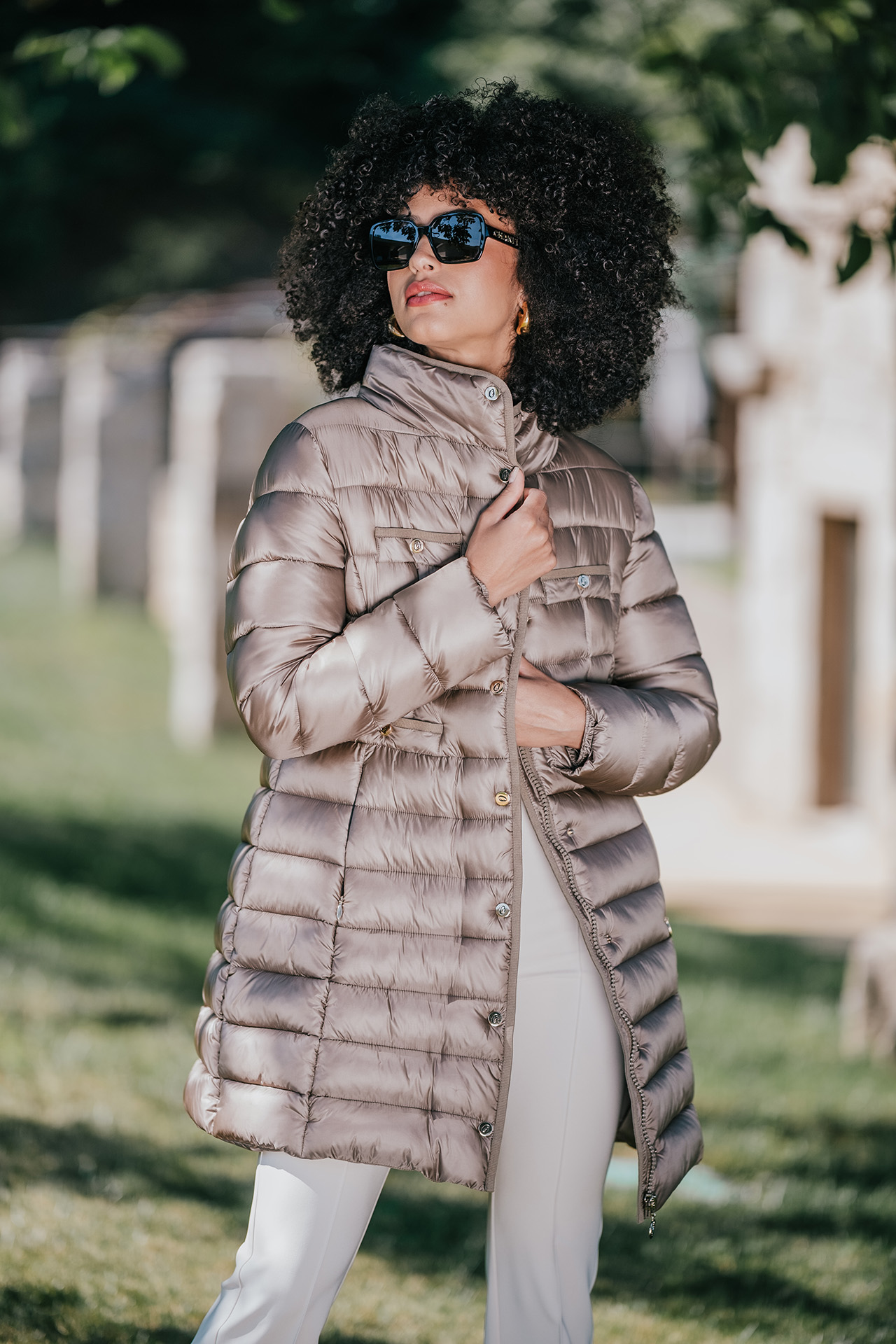 Quilted parka