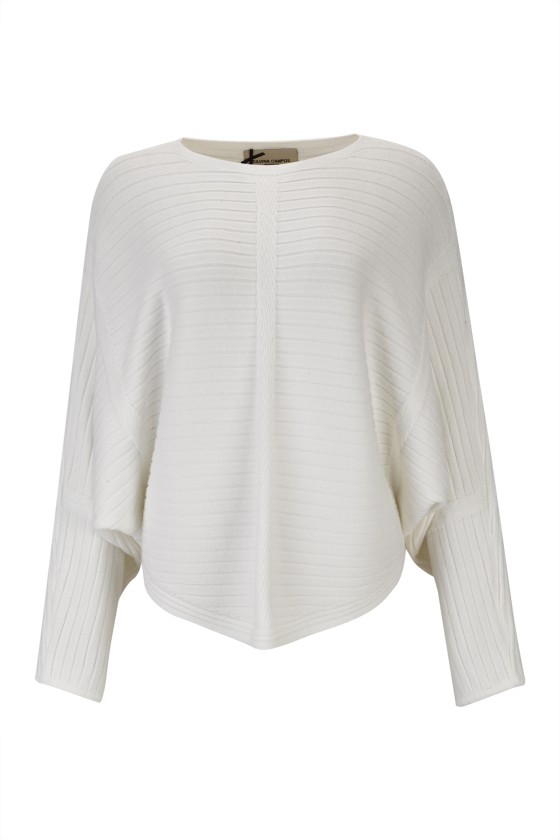 Camisola de malha manga ampla