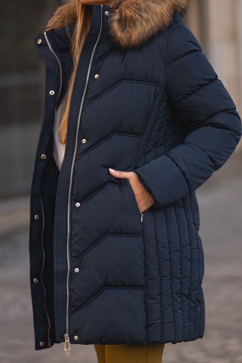 Parka with fur hood Parka with fur hood