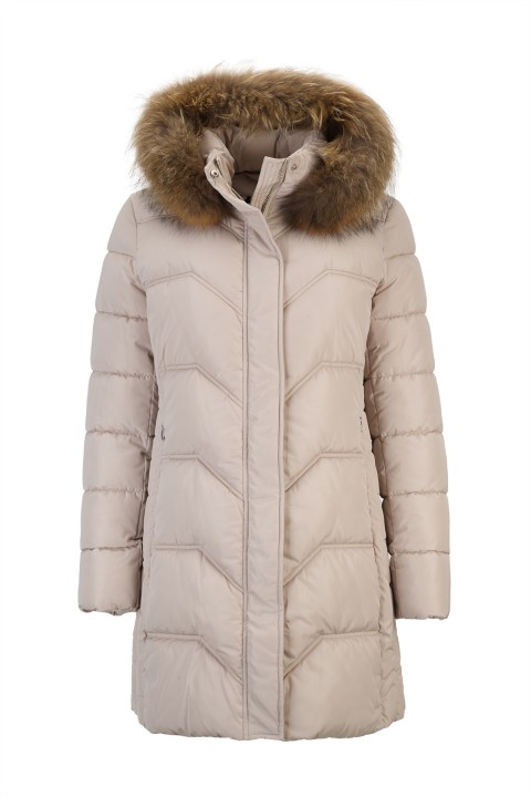 Parka with fur hood  Parka with fur hood