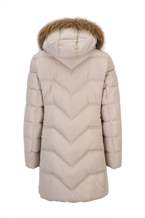 Parka with fur hood  Parka with fur hood