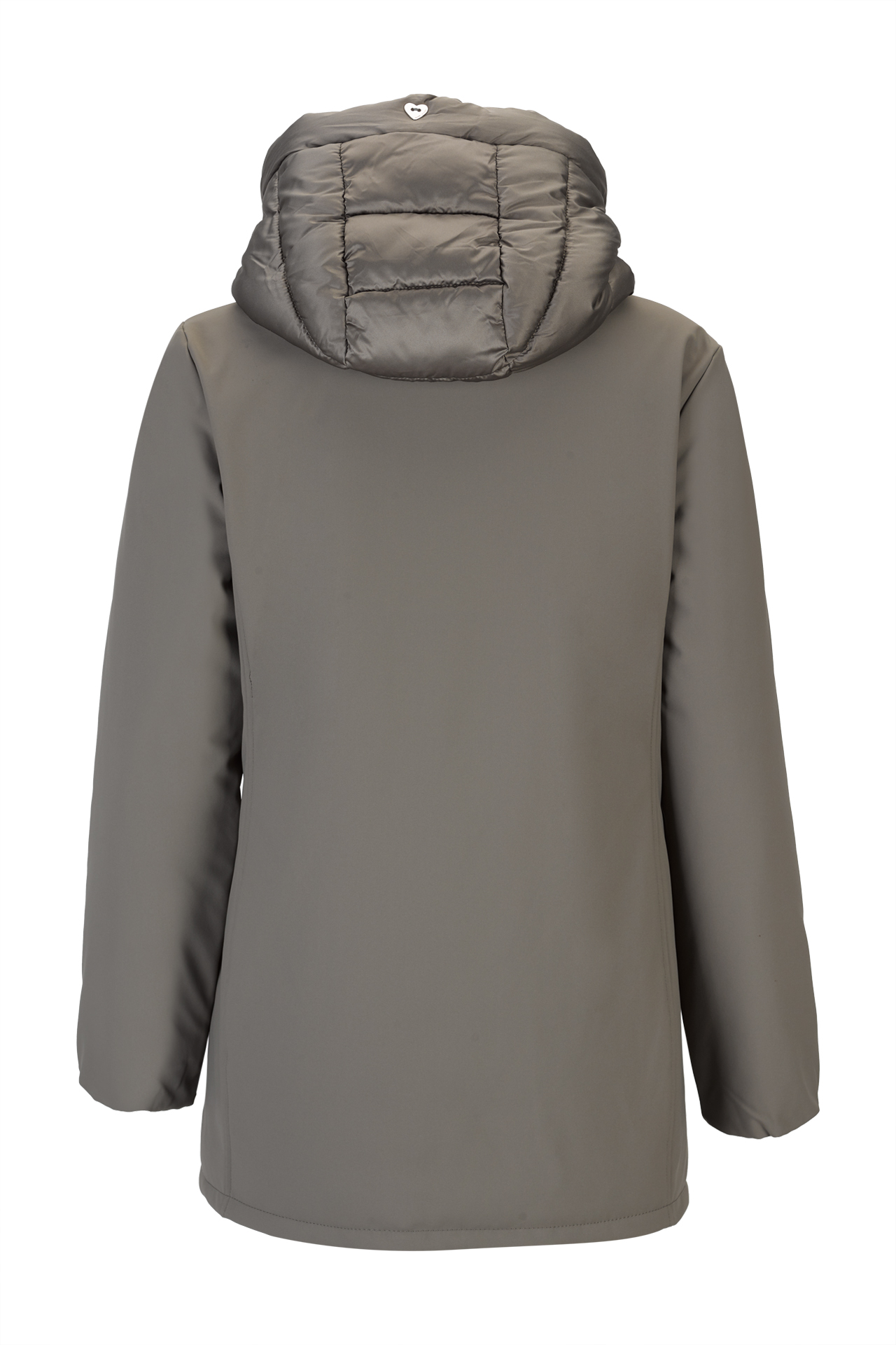 Parka reversível com capuz