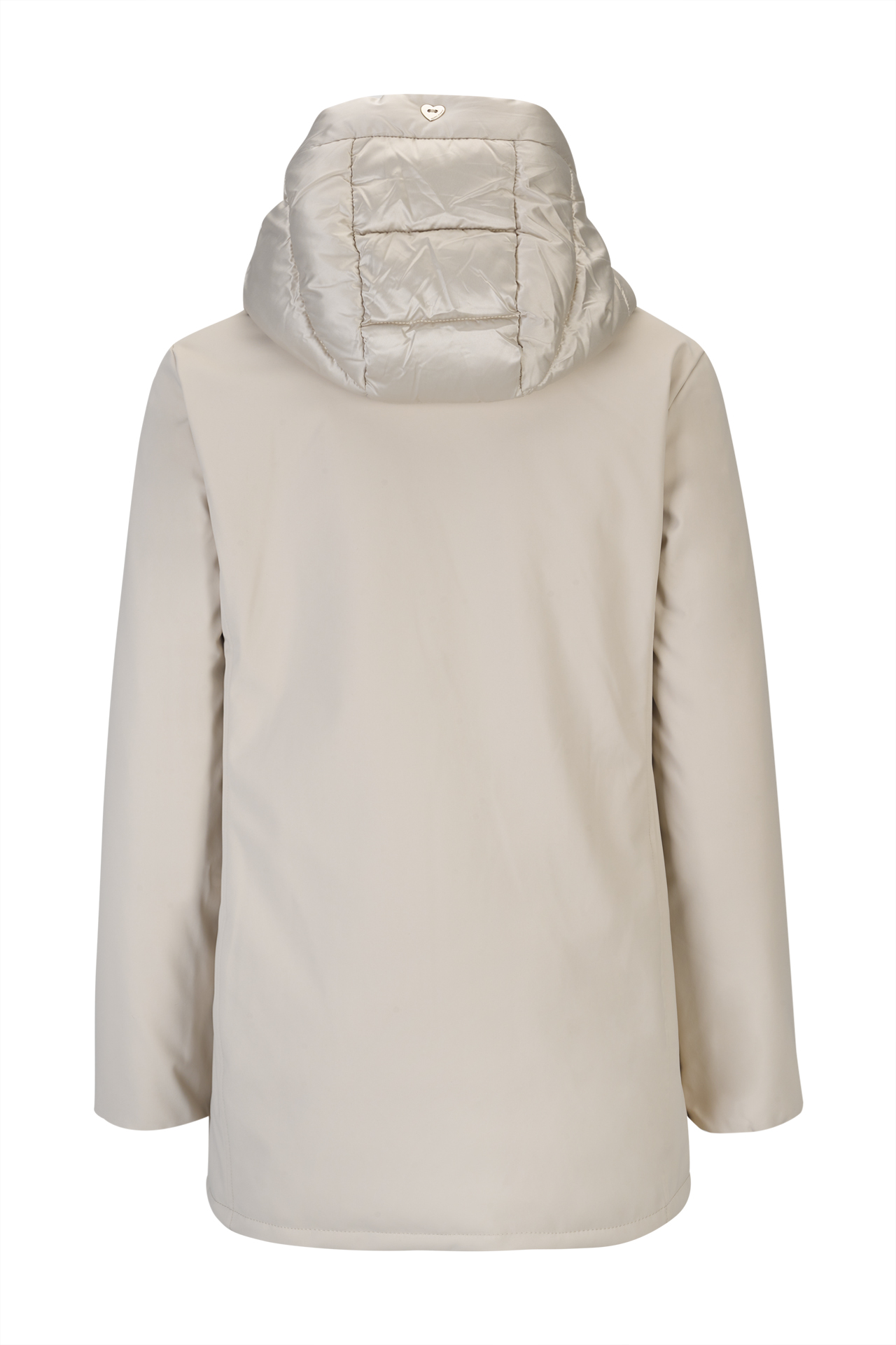 Parka reversível com capuz