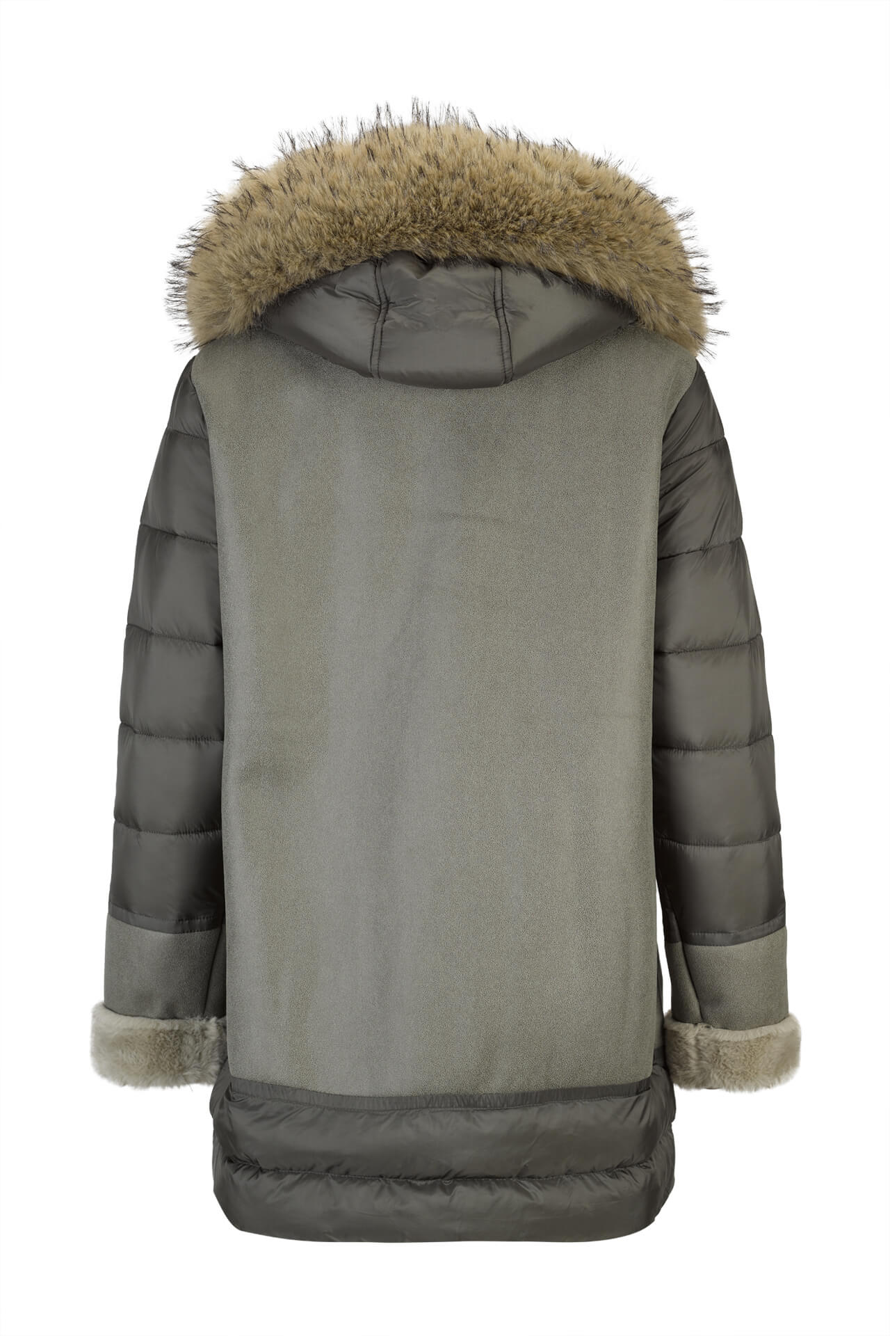 Casaco com mangas acolchoadas