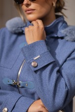 Anorak with detachable hood