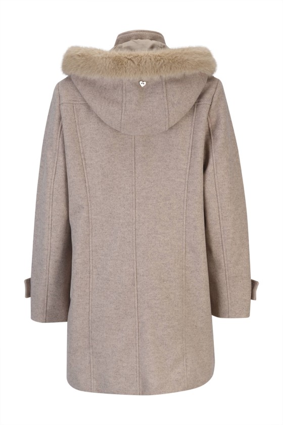 Anoraque com capuz amovvel