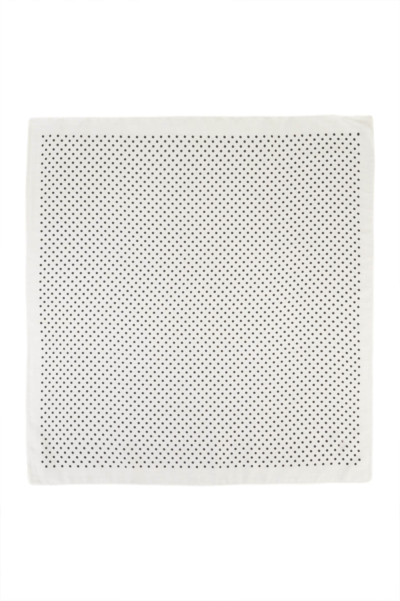 Lenço estampado padrão bolinhas