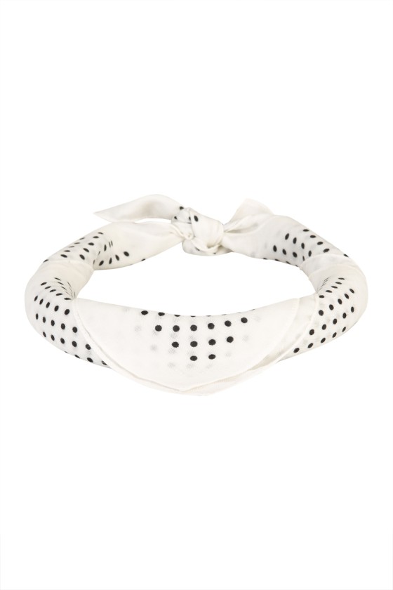 Leno estampado padro bolinhas