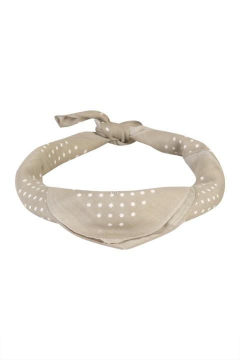 Lenço estampado padrão bolinhas Lenço estampado padrão bolinhas