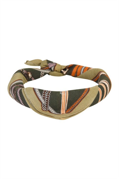 Leno estampado padro equestre